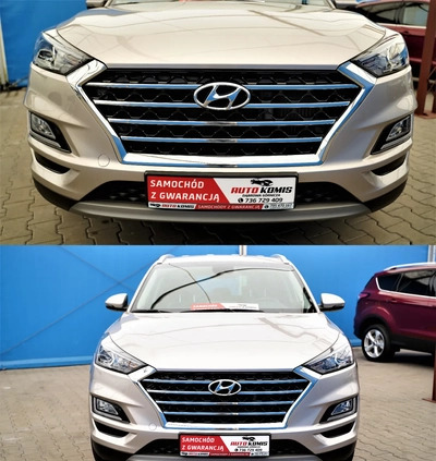 Hyundai Tucson cena 93990 przebieg: 80900, rok produkcji 2019 z Ryn małe 781